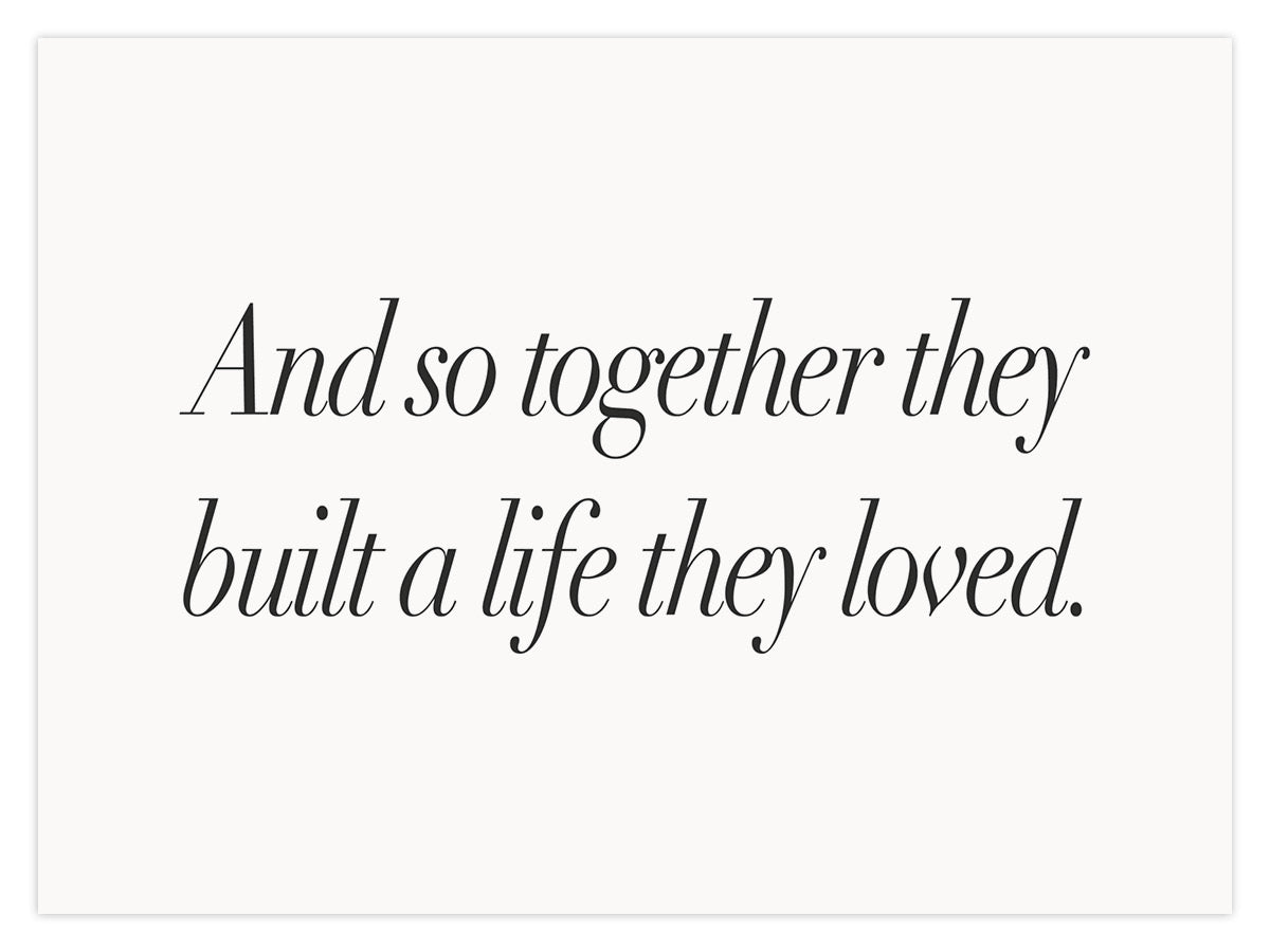 Built A Life (W)