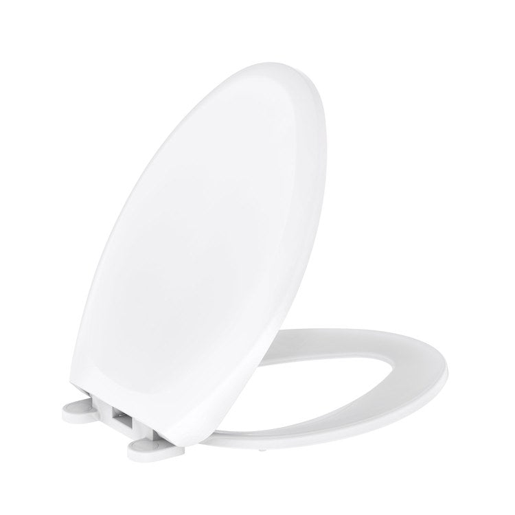 Toilet Seat Elongated Slow Close Plastic White for Avalanche 21-019 and 20-832