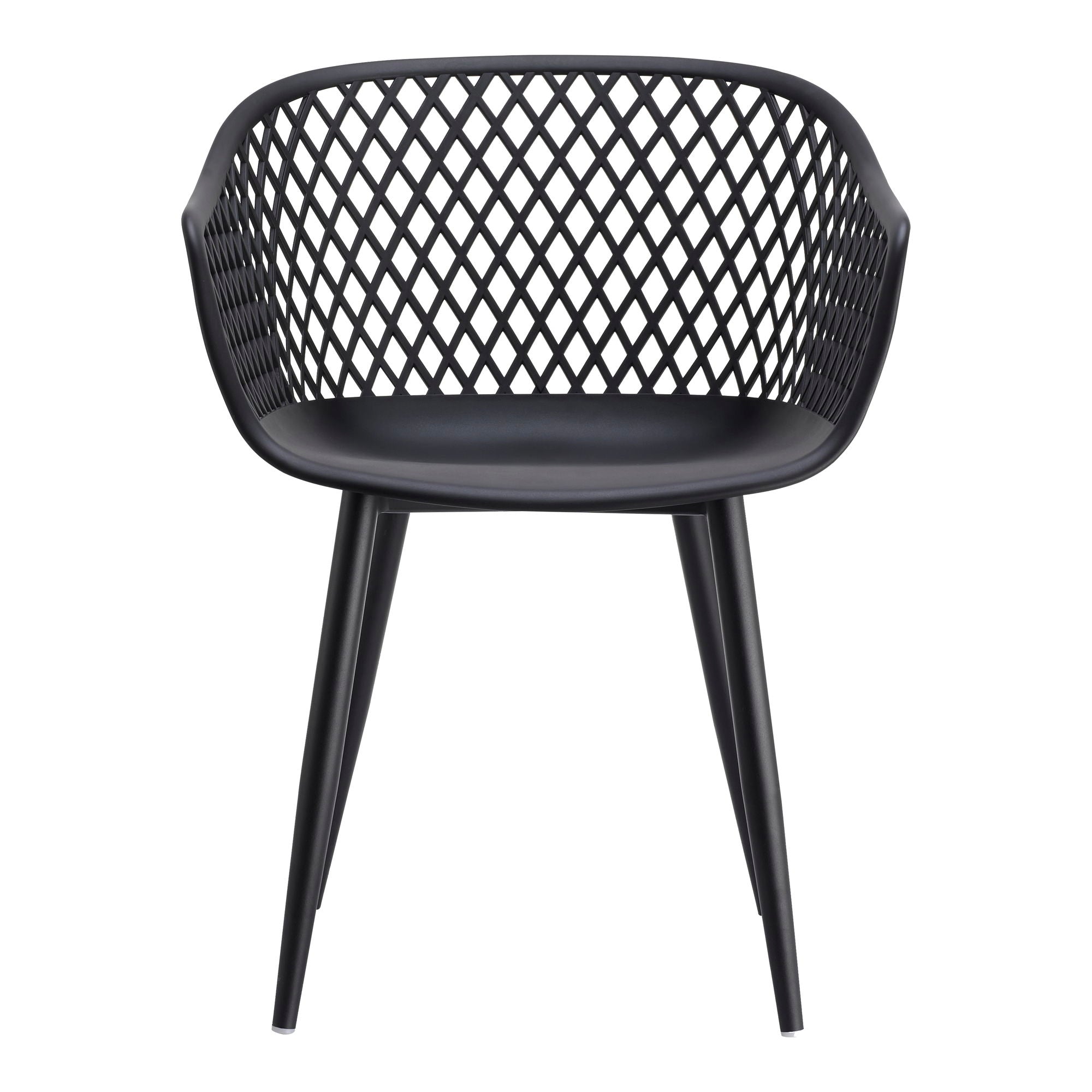 Piazza - Outdoor Chair (Set of 2) - Black - Image 2