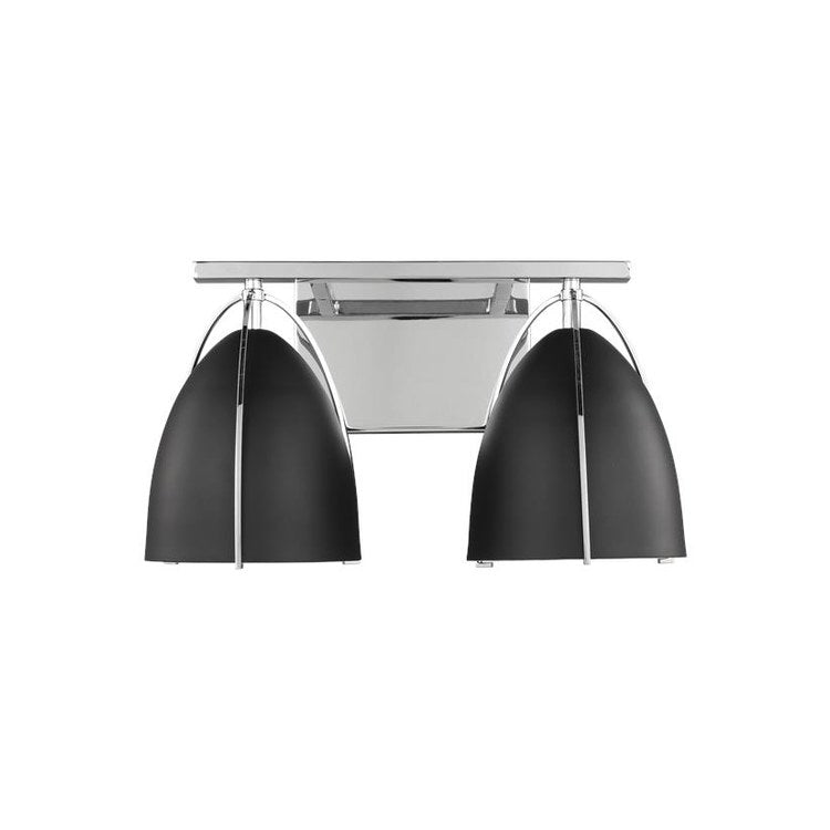 Vanity Light Norman 2 Lamp Chrome 75 Watts 15 x 8-7/8 Inch - Image 1
