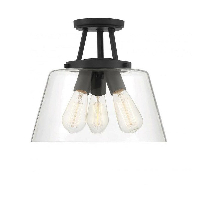 Ceiling Light Calhoun Semi-Flush Mount 1 Lamp 60 Watts 13 Inch - Image 1