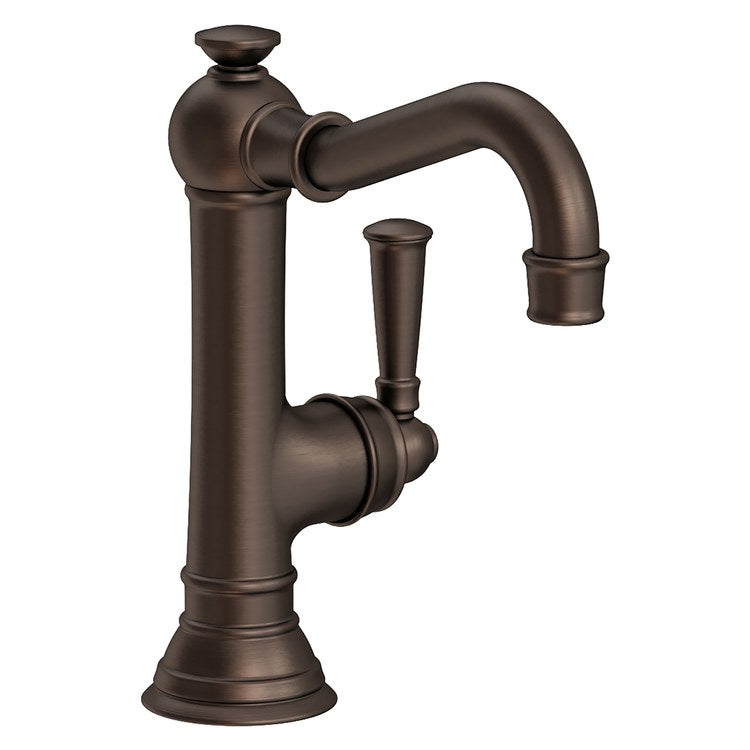 Lavatory Faucet Jacobean 1 Lever ADA WaterSense English Bronze 1.2 Gallons per Minute Fixed Lift and Turn 1 Hole - Image 1