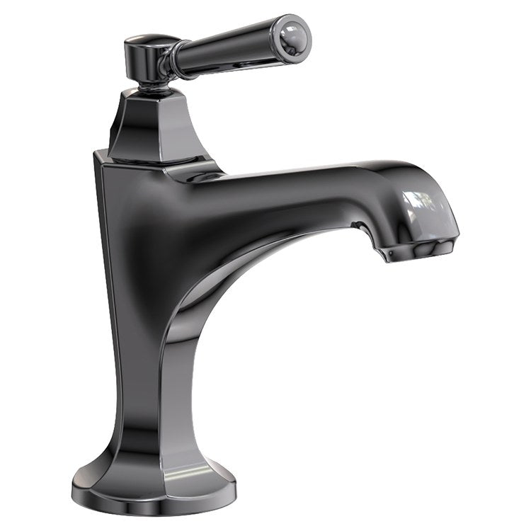 Lavatory Faucet Metropole 1 Lever ADA WaterSense Midnight Chrome 1.2 Gallons per Minute Fixed Lift and Turn 1 Hole - Image 1