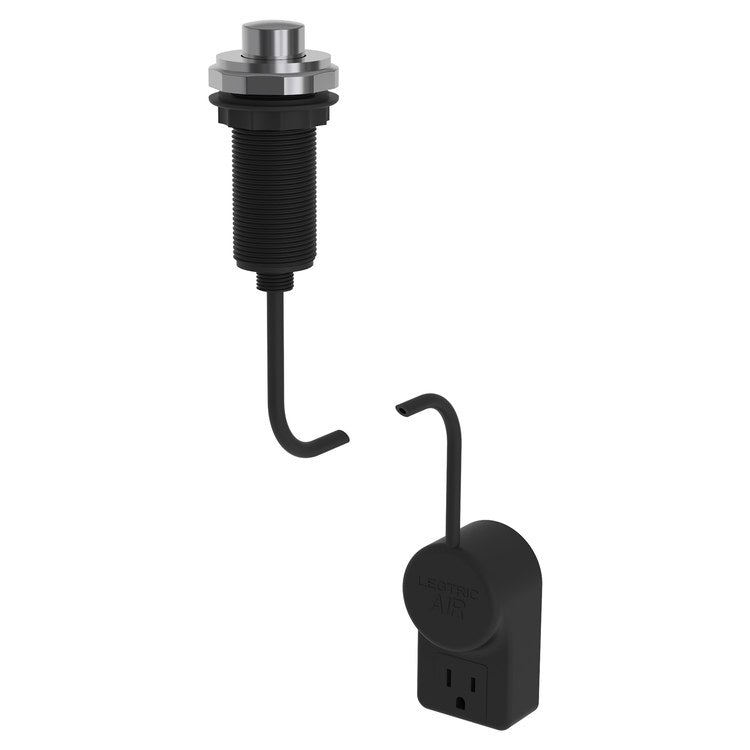 Air Activation Switch Duncan Disposer with Power Adapter Midnight Chrome Brass - Image 2