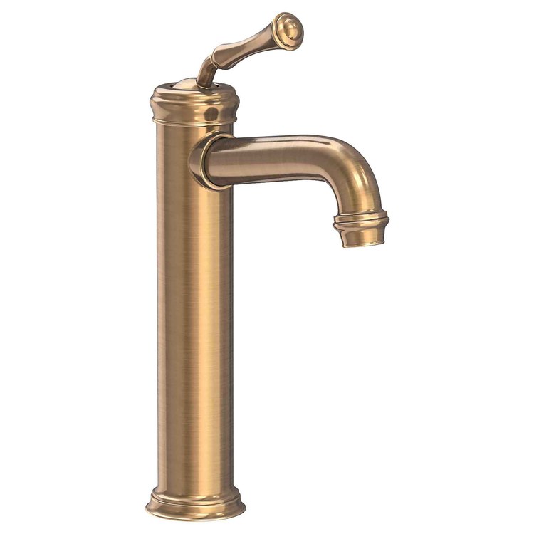 Vessel Faucet Astor 1 Lever WaterSense ADA Antique Brass 1.8 Gallons per Minute