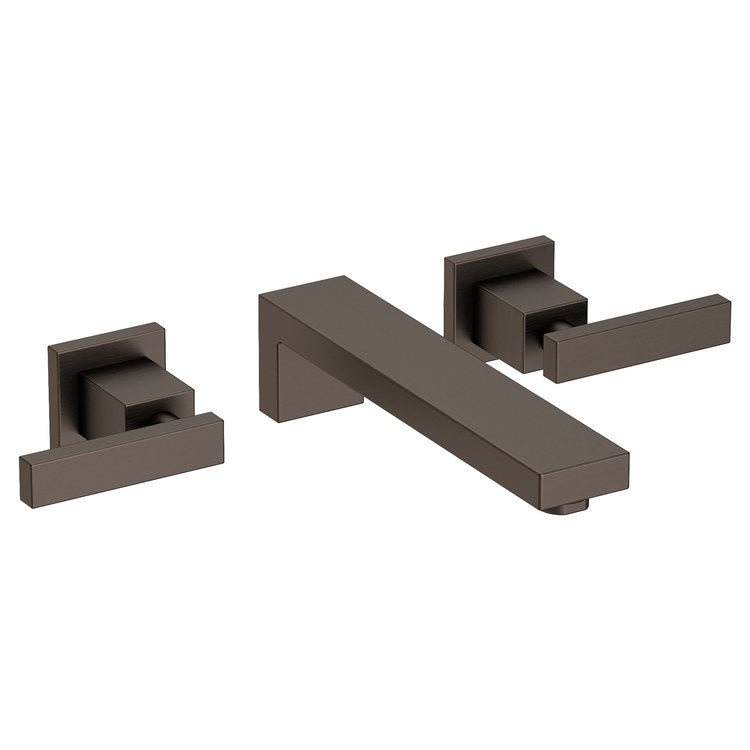 Skylar Two Handle Wall-Mount Bathroom Faucet - English Bronze - Image 1