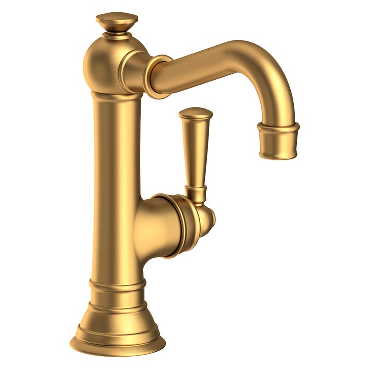 Lavatory Faucet Jacobean 1 Lever ADA WaterSense Satin Bronze PVD 1.2 Gallons per Minute Fixed Lift and Turn 1 Hole - Image 1
