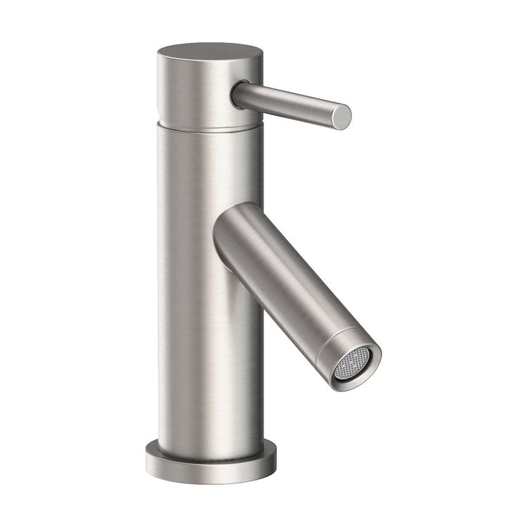 Lavatory Faucet East Linear 1 Lever ADA Stainless Steel PVD 1.2 Gallons per Minute Brass Spout Height 2-3/5 Inch - Image 1