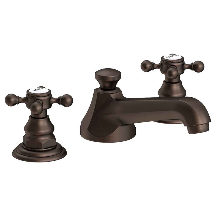 Lavatory Faucet Astor Widespread 8 to 20 Inch Spread 2 Cross WaterSense English Bronze 1.2 Gallons per Minute Fixed Pop-Up 3 Hole - Image 1