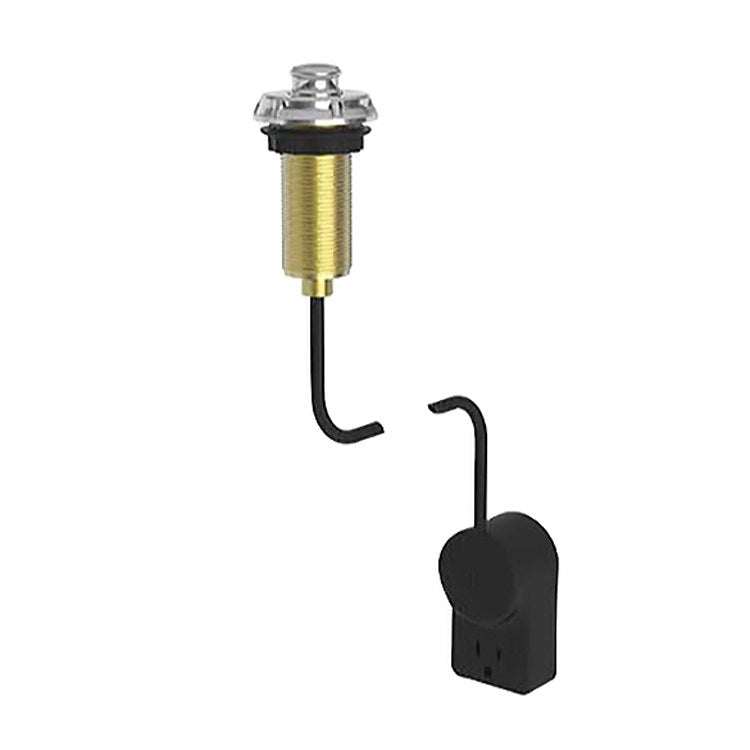 Air Activation Switch Adams Disposer with Power Adapter Antique Nickel Brass