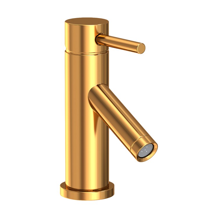 Lavatory Faucet East Linear 1 Lever ADA Aged Brass 1.2 Gallons per Minute Brass Spout Height 2-3/5 Inch - Image 1