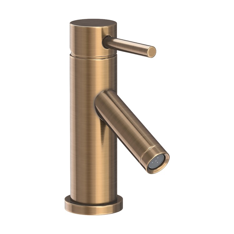 Lavatory Faucet East Linear 1 Lever ADA Antique Brass 1.2 Gallons per Minute Brass Spout Height 2-3/5 Inch - Image 1