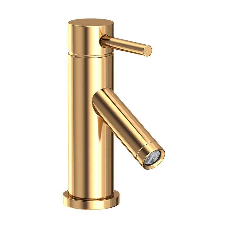 Lavatory Faucet East Linear 1 Lever ADA Polished Brass Uncoated Living 1.2 Gallons per Minute Brass Spout Height 2-3/5 Inch - Image 1