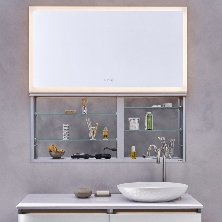 Medicine Cabinet Uplift Tech 48 x 27 x 6 Inch 1 Doors Vertically Opening Mirror - Image 3