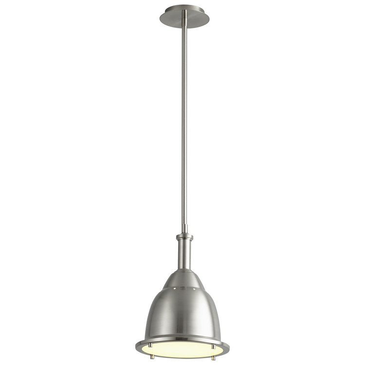 Ruvo Single-Light 24-Watt LED Pendant - Satin Nickel - Image 2