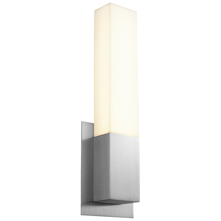 Vega Single-Light Bathroom Wall Sconce - Satin Nickel - Image 2