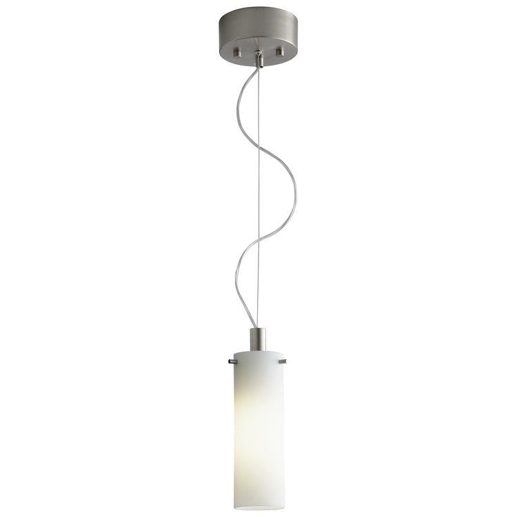 Lotus Single-Light CLF Mini Pendant - Satin Nickel - Image 3
