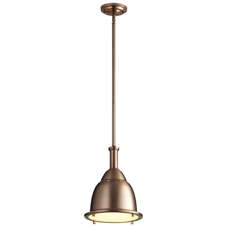 Ruvo Single-Light 24-Watt LED Pendant - Satin Copper - Image 2