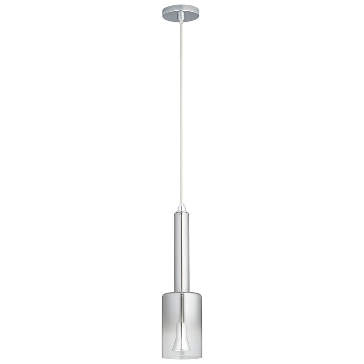 Spindle Single-Light LED Mini Pendant with Clear Glass Shade - Image 1
