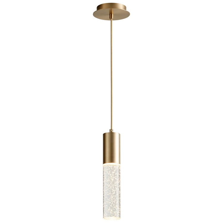 Spirit Single-Light 13" LED Mini Pendant - Aged Brass - Image 2