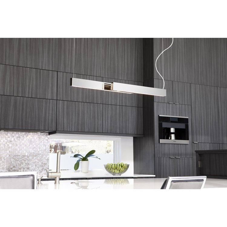 Klone Two-Light 40" Linear Pendant - Polished Nickel - Image 3