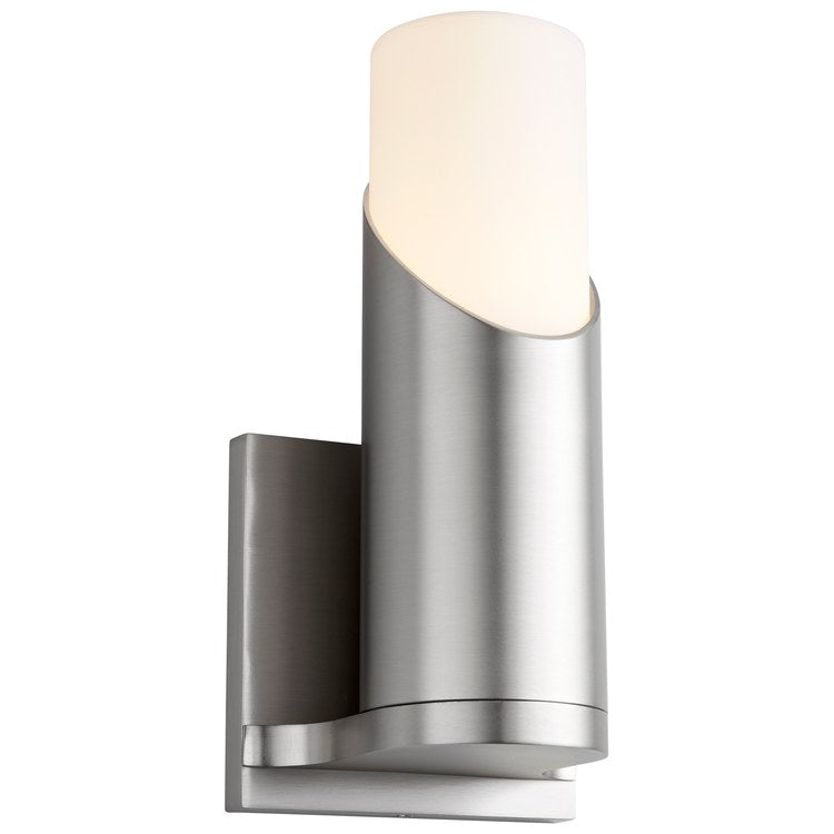 Ellipse Single-Light Wall Sconce with Acrylic Shade- - Satin Nickel - Image 2