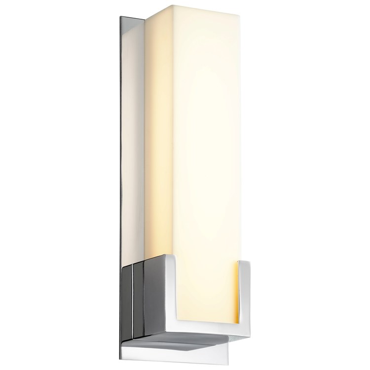 Orion Single-Light LED Bathroom Wall Sconce - Polished Chrome - Image 2
