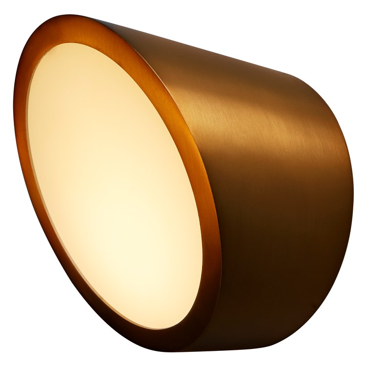 Zeepers Single-Light LED Wall Sconce - Aged Brass - Image 3