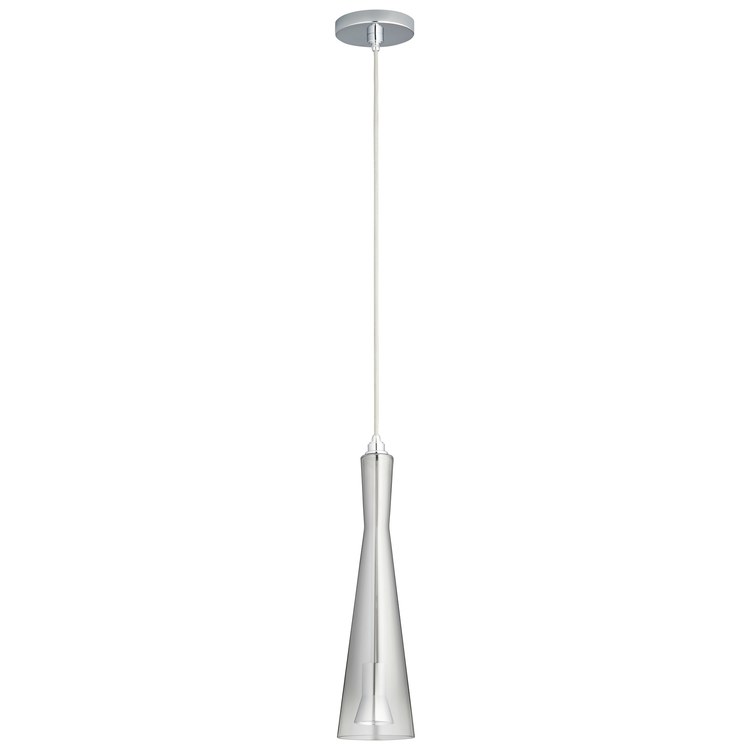 Cornet Single-Light Mini Pendant - Smoke Ombre - Image 1