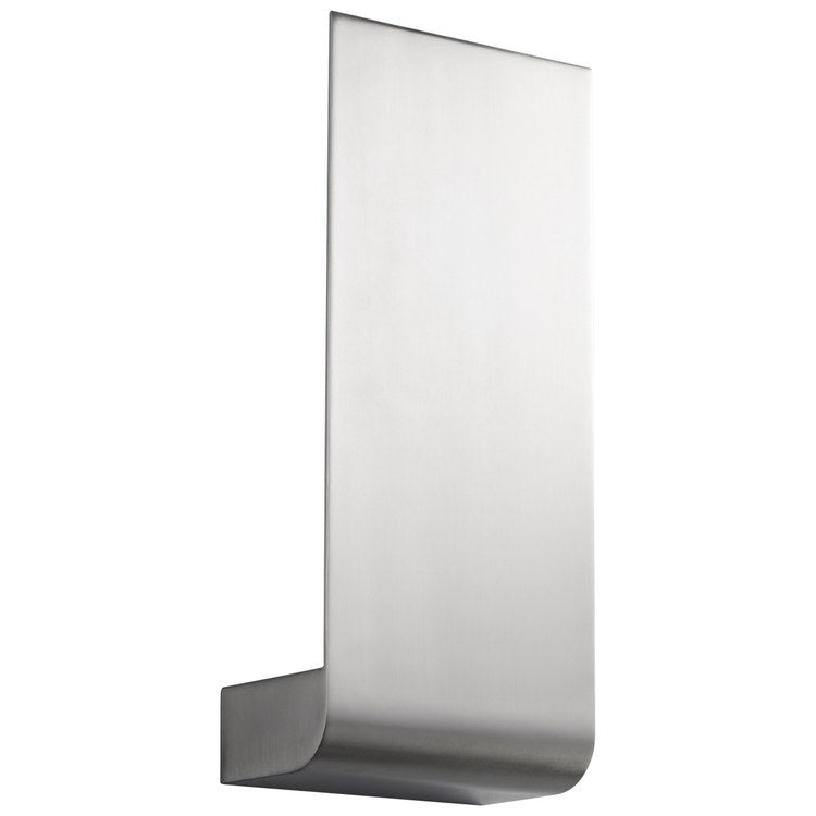Halo Single-Light Small Wall Sconce - Satin Nickel - Image 1