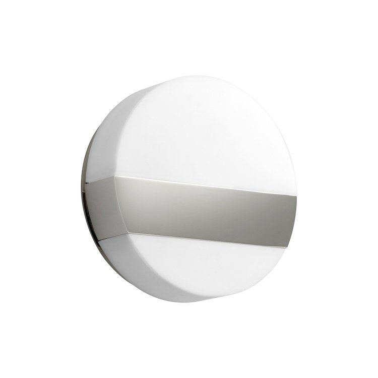 Aurora Single-Light 6″ Wall Sconce – Polished Nickel