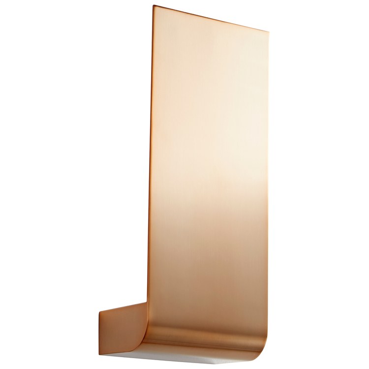 Halo Single-Light Small Wall Sconce - Satin Copper - Image 1