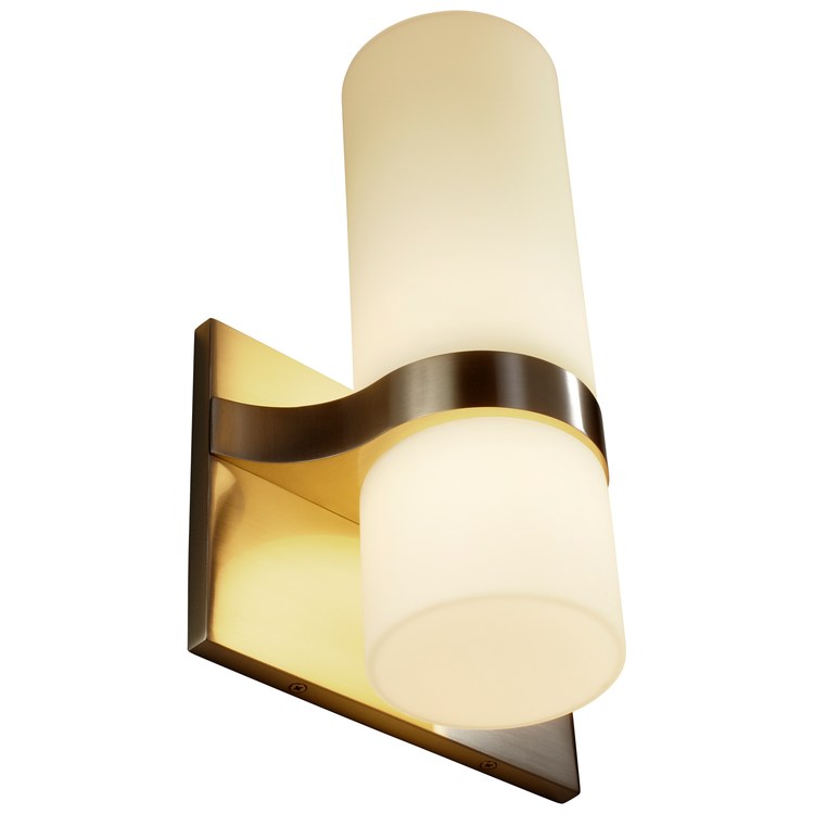 Olio Two-Light LED Wall Sconce - Satin Nickel - Image 3