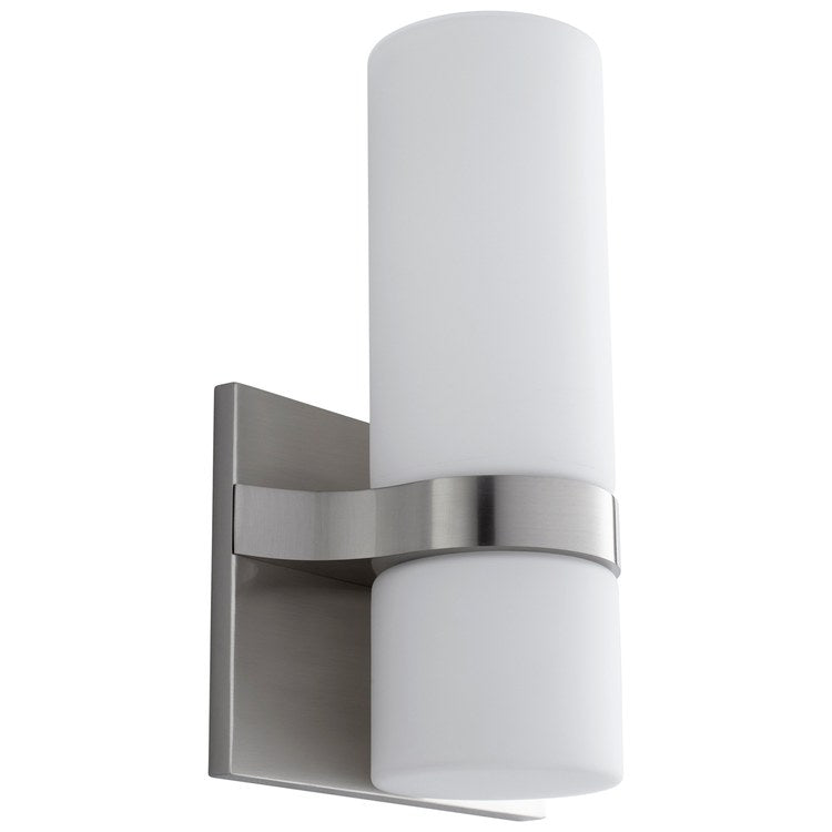 Olio Two-Light LED Wall Sconce - Satin Nickel - Image 1