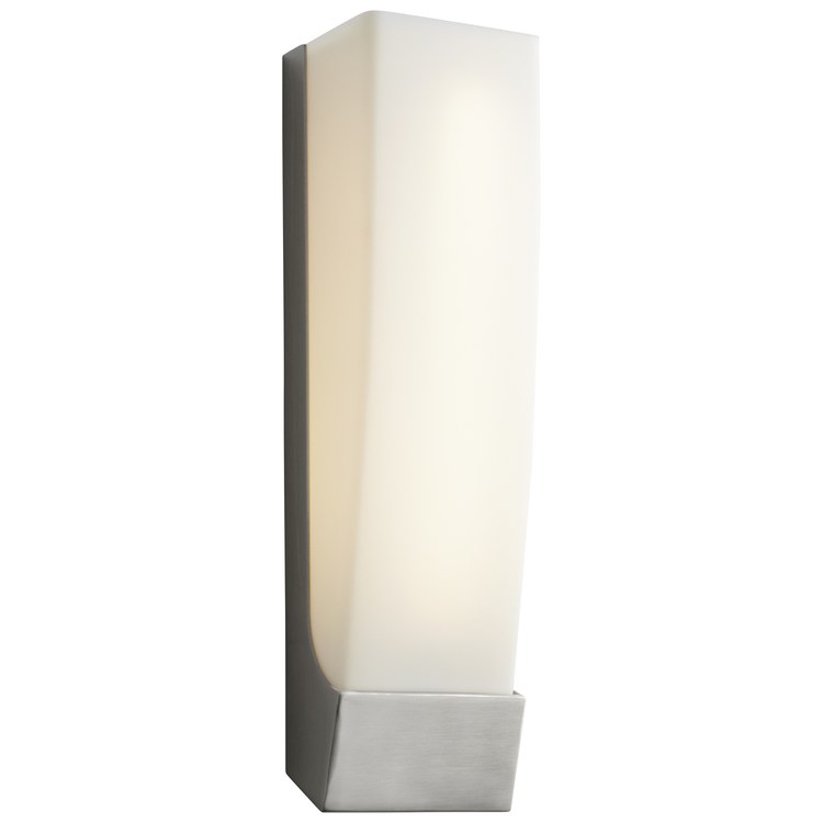Apollo Single-Light 16" Bathroom Vanity Fixture - Satin Nickel - Image 2