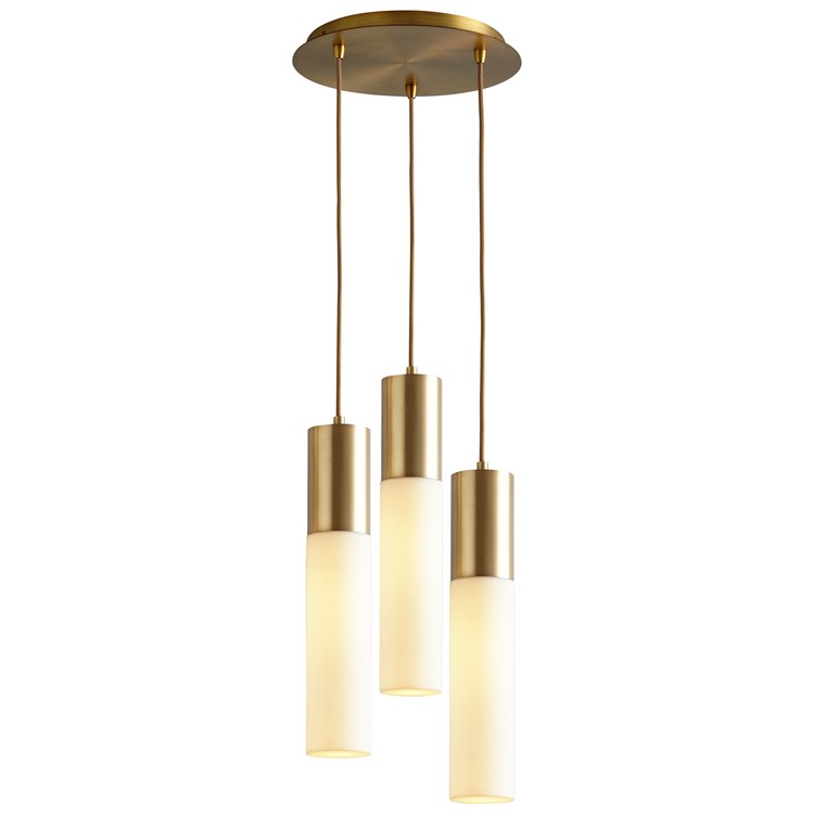 13" Pendant Canopy - Aged Brass - Image 2