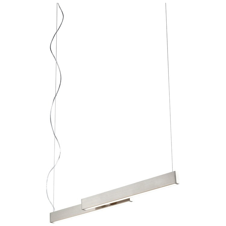 Klone Two-Light 40" Linear Pendant - Satin Nickel - Image 2