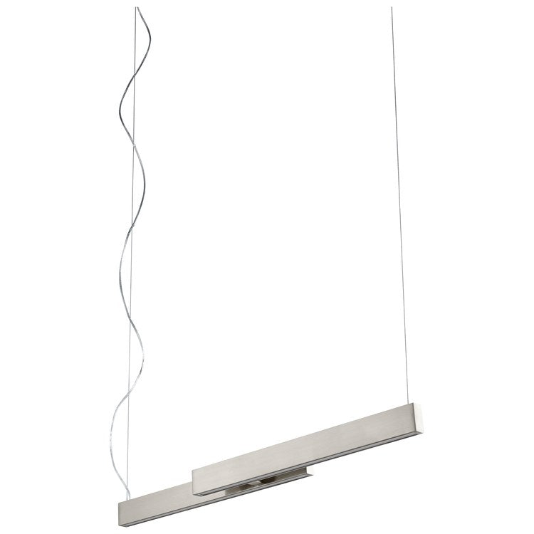 Klone Two-Light 40" Linear Pendant - Satin Nickel - Image 1