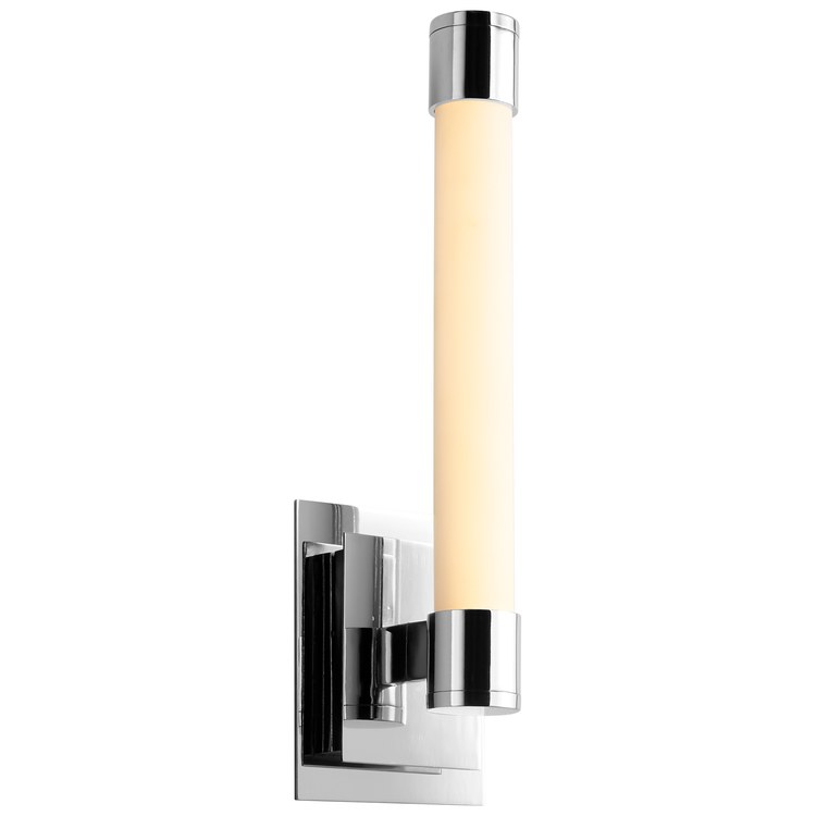 Zenith Single-Light LED Bathroom Wall Sconce - Polished Nickel - Image 3