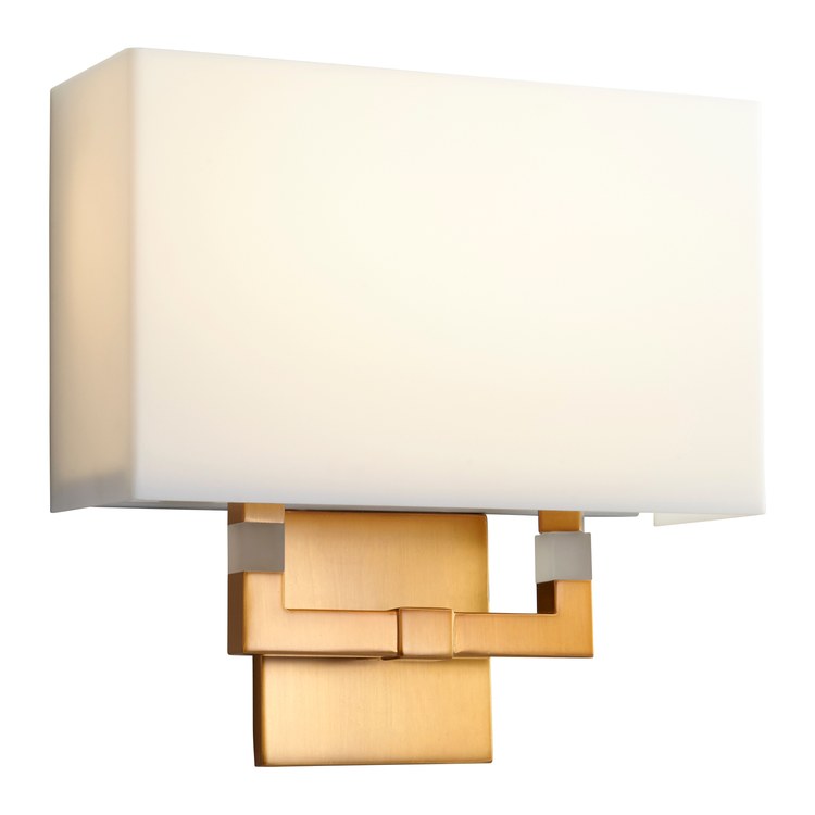 Chameleon Single-Light Bathroom Wall Sconce - Aged Brass - Image 2