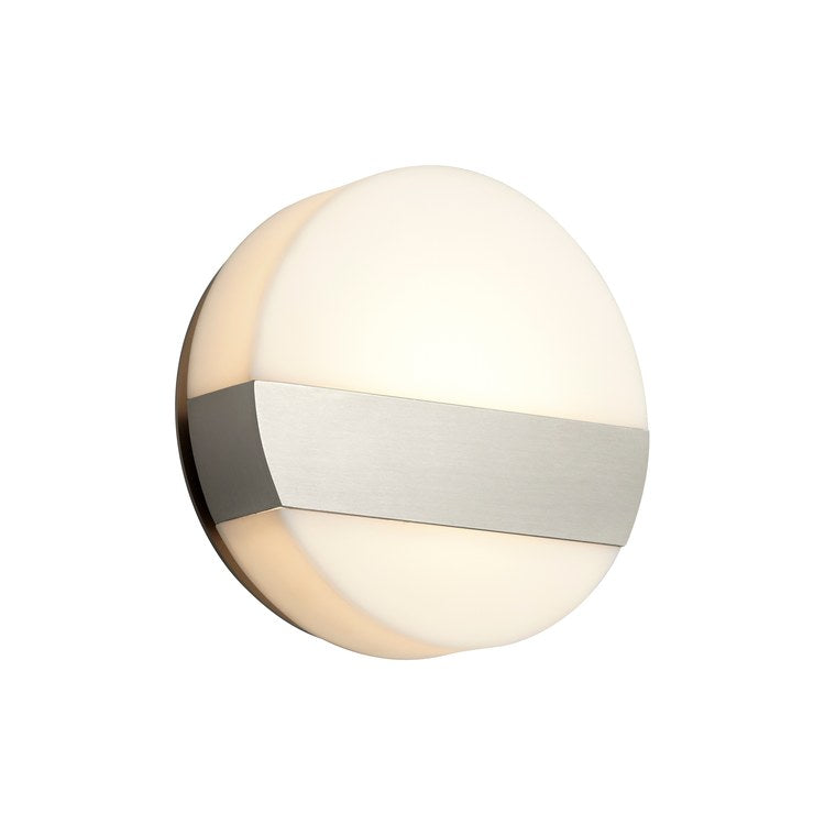 Aurora Single-Light 6" Wall Sconce - Satin Nickel - Image 2