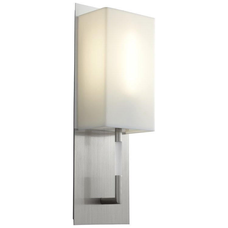 Epoch Single-Light Wall Sconce with Acrylic Shade - Satin Nickel - Image 2