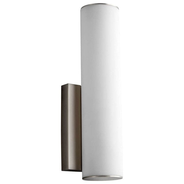 Fugit Single-Light 12" Wall Sconce - Satin Nickel - Image 1