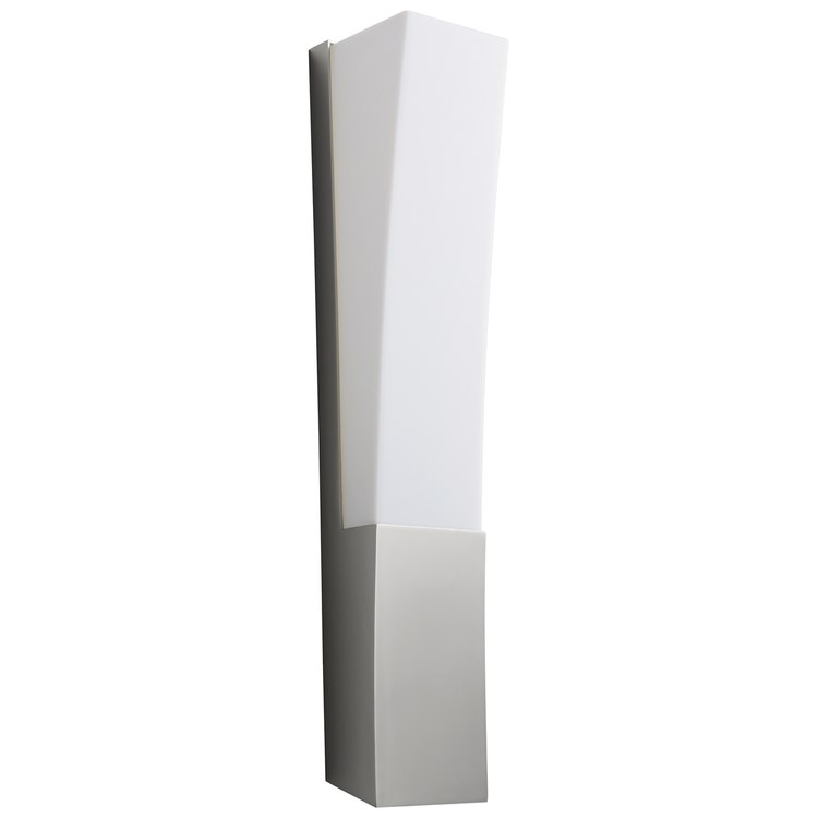 Crescent Single-Light Wall Sconce - Satin Nickel - Image 1