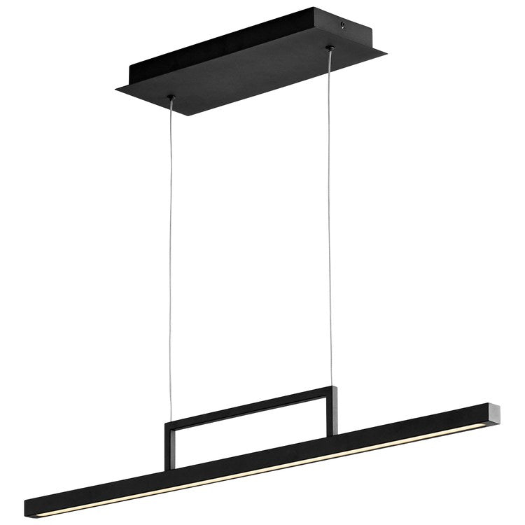 Stylus Single-Light 34" LED Linear Pendant - Black - Image 2