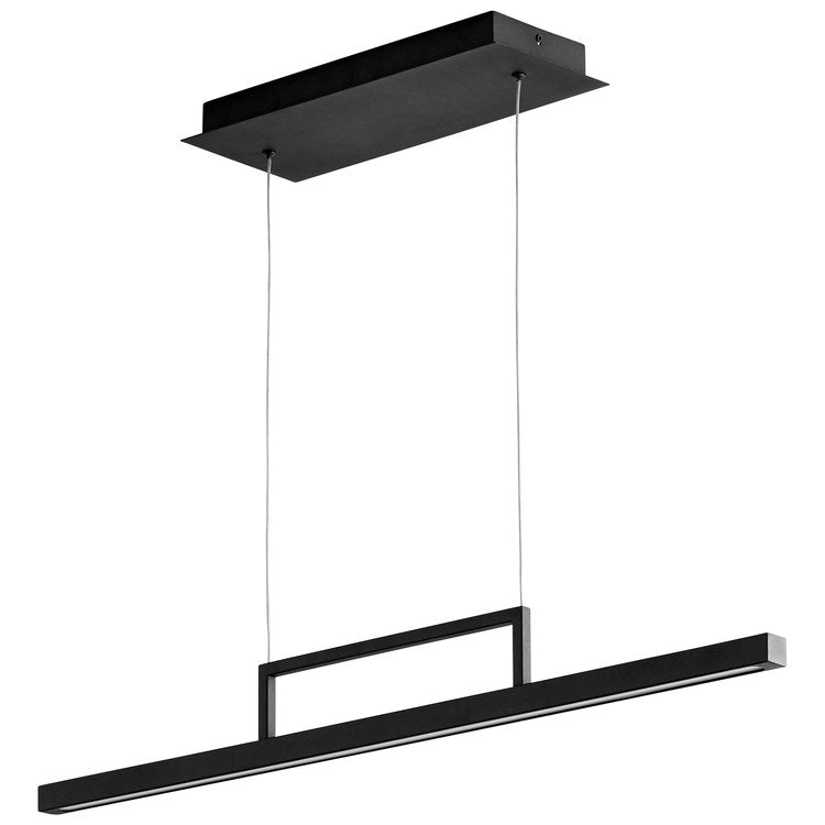 Stylus Single-Light 34" LED Linear Pendant - Black - Image 1