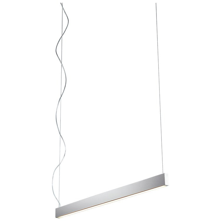 Zepp Single-Light 38" LED Linear Pendant - Polished Nickel - Image 2