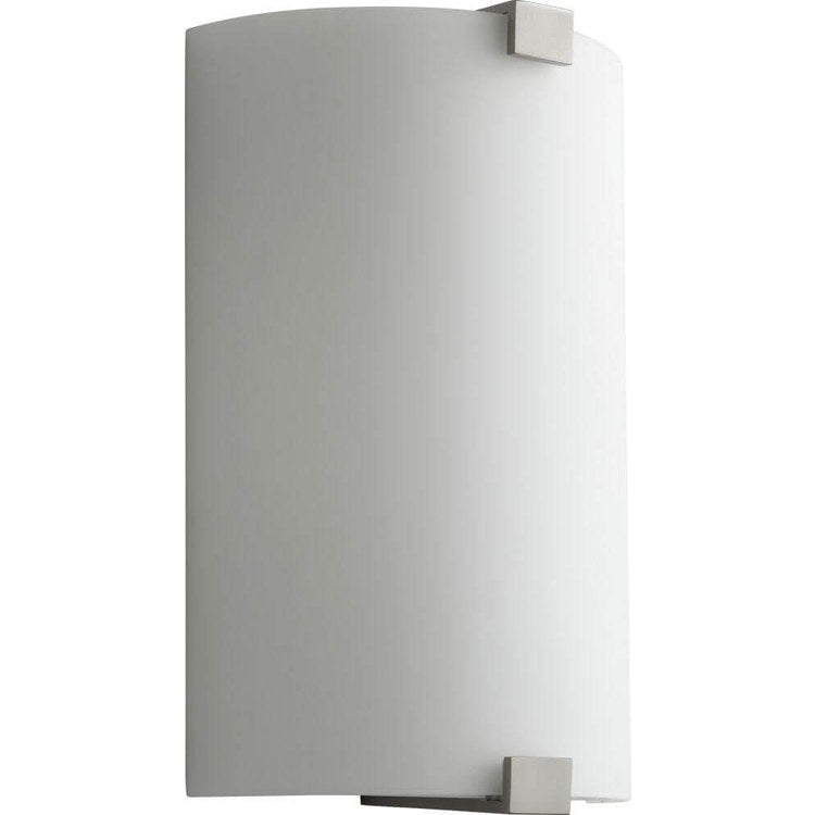 Siren Single-Light LED Wall Sconce with Glass Shade - Satin Nickel - Image 1
