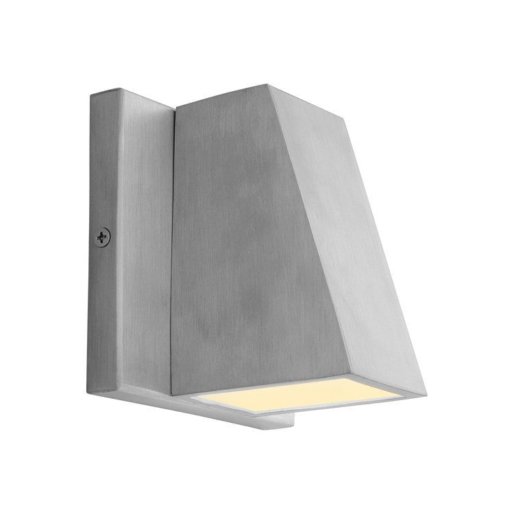 Titan Single-Light LED Outdoor Wall Sconce - Brushed Aluminum - Image 2