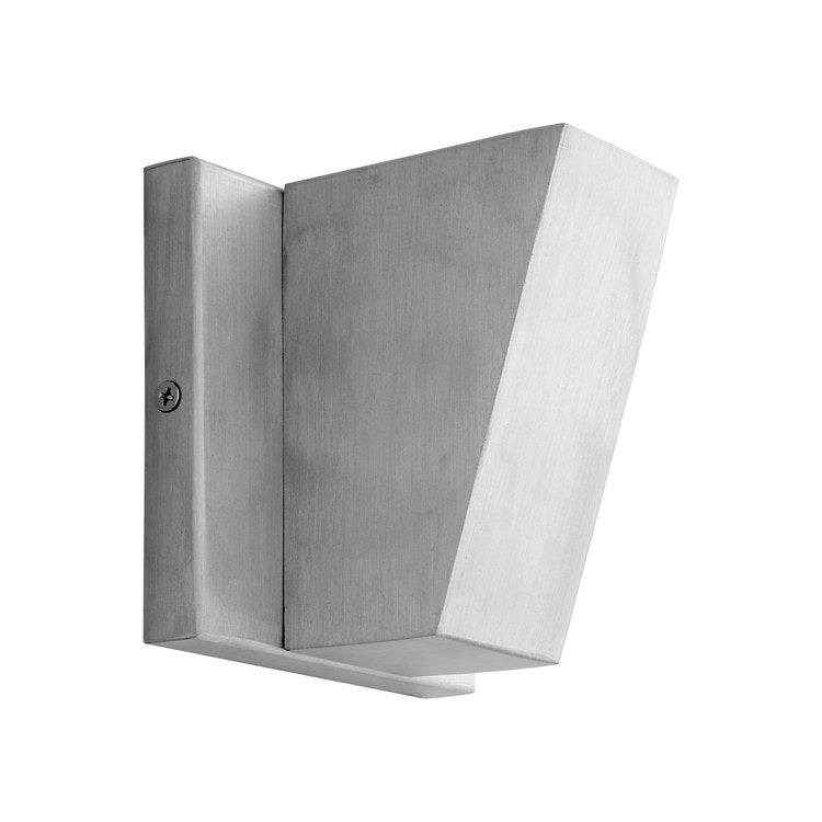 Titan Single-Light LED Outdoor Wall Sconce - Brushed Aluminum - Image 3